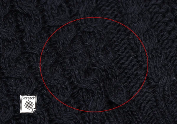 Y's Shirt Docking Cable Knit Sweater K-174491_008