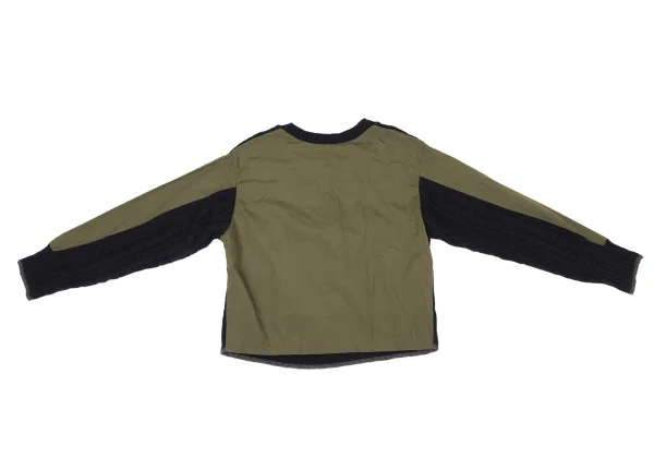 Y's Shirt Docking Cable Knit Sweater K-174491_010