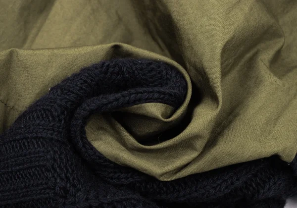 Y's Shirt Docking Cable Knit Sweater K-174491_012