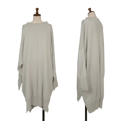 RISMAT by Y's Shirt Sleeve Layered Big Knit Dress