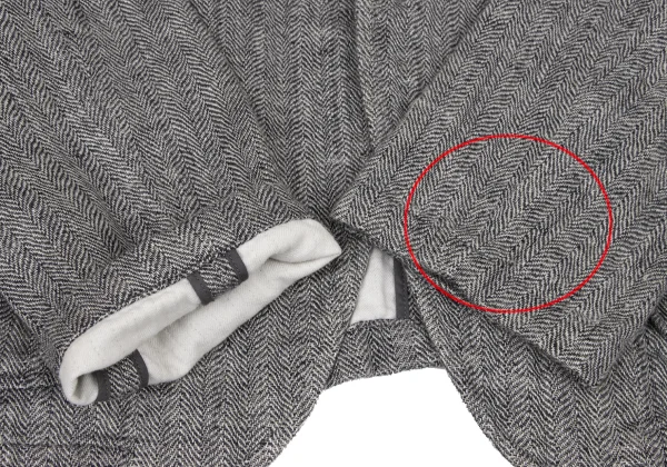 Plantation Cotton Linen Stand-collar Herringbone Jacket K-174494_006