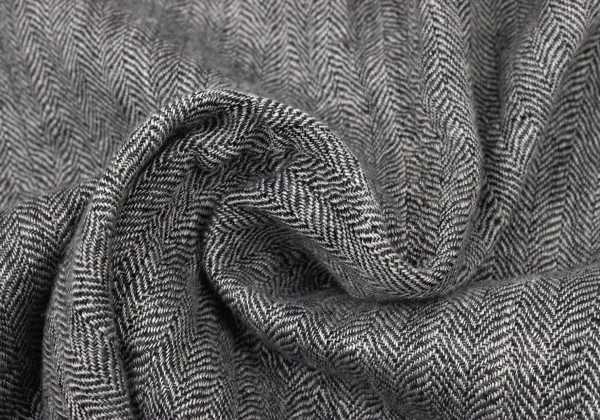 Plantation Cotton Linen Stand-collar Herringbone Jacket K-174494_015