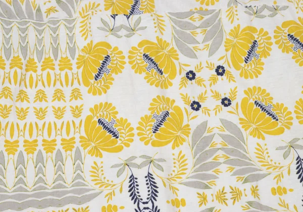 Plantation Floral Print Paneling Top K-174496_011