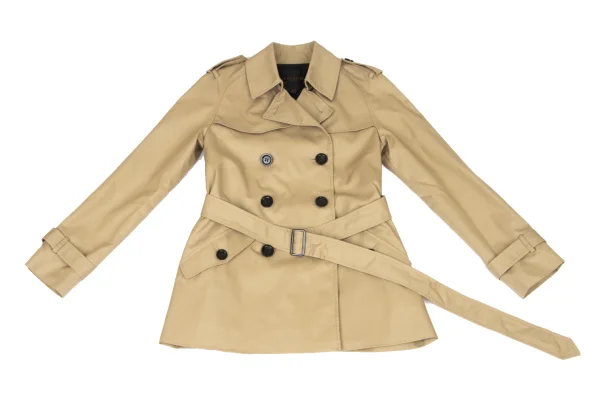 COACH Cotton poly Short Trench Coat K-174497_002