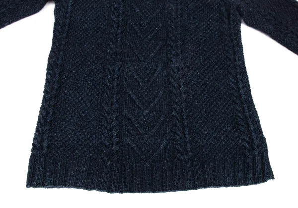 45rpm& Indigo Dyed Cable Knit Sweater K-174498_007