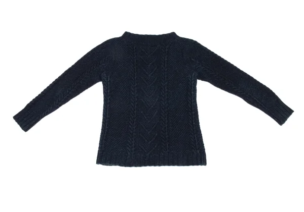 45rpm& Indigo Dyed Cable Knit Sweater K-174498_009
