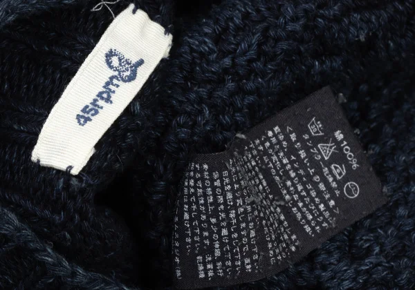 45rpm& Indigo Dyed Cable Knit Sweater K-174498_014