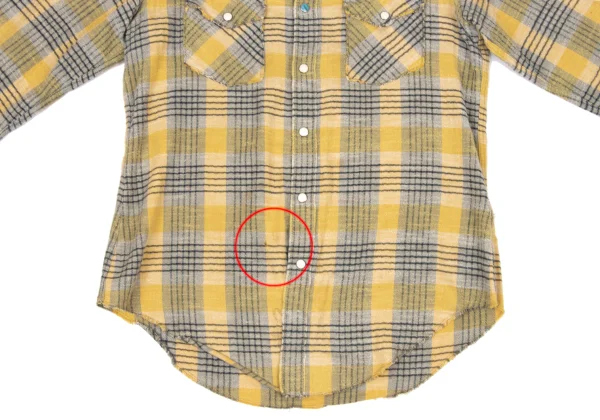 45rpm 45R Cut-off Snap Button Check Flannel Shirt K-174499_009