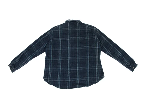 45rpm& Indigo Dyed Cotton Check Pullover Shirt K-174500_011
