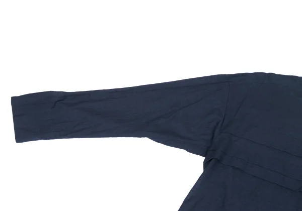 45rpm 45R Indigo Dyed Cotton Tuck Blouse K-174501_006