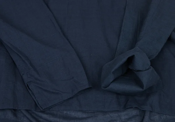 45rpm 45R Indigo Dyed Cotton Tuck Blouse K-174501_007
