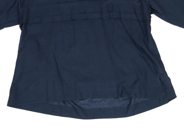 45rpm 45R Indigo Dyed Cotton Tuck Blouse K-174501_008