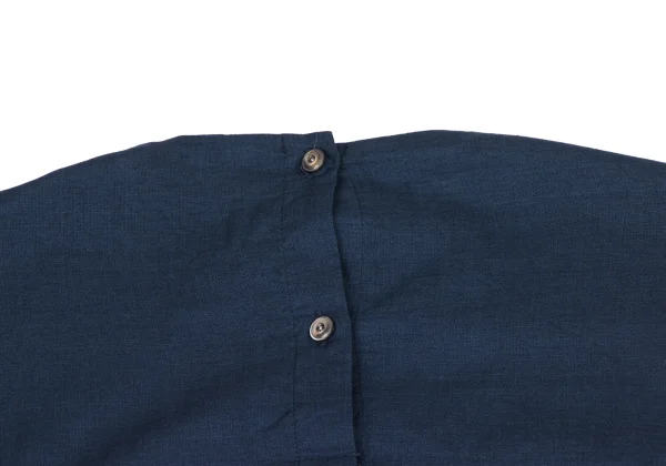 45rpm 45R Indigo Dyed Cotton Tuck Blouse K-174501_011