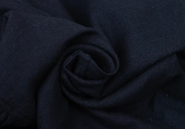 45rpm 45R Indigo Dyed Cotton Band Collar Blouse K-174502_015