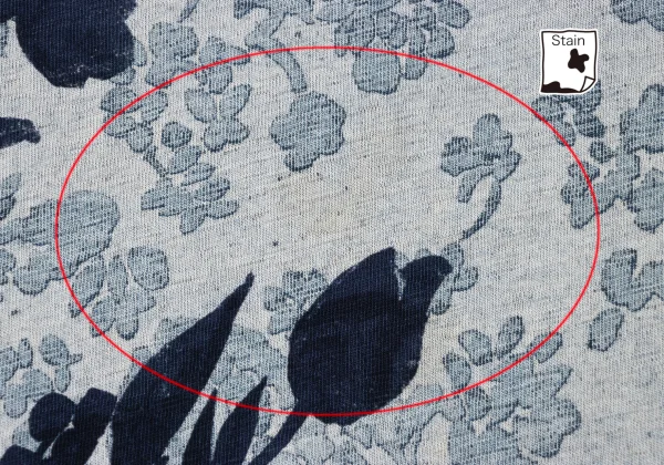 45rpm 45R Indigo Dyed Floral Print T-shirt K-174503_004