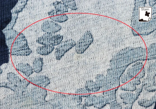 45rpm 45R Indigo Dyed Floral Print T-shirt K-174503_009