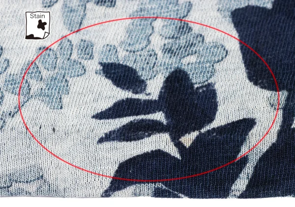 45rpm 45R Indigo Dyed Floral Print T-shirt K-174503_013
