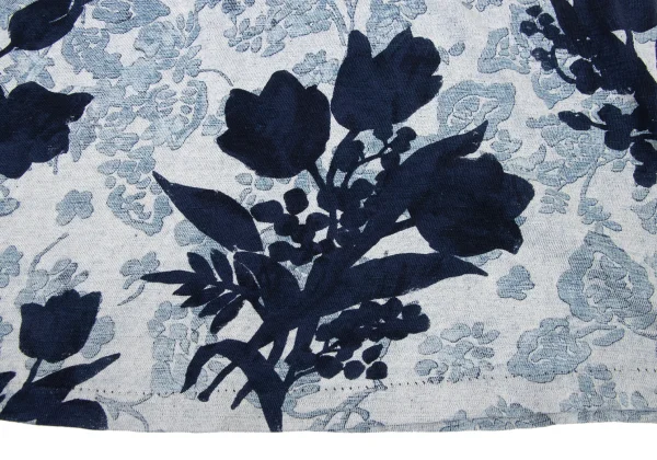 45rpm 45R Indigo Dyed Floral Print T-shirt K-174503_014