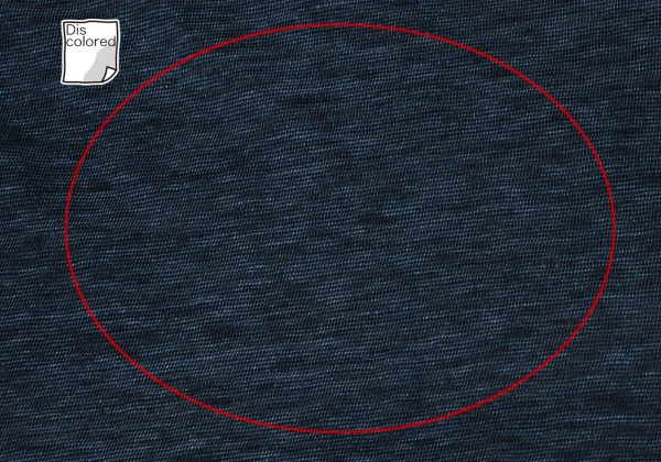 45rpm 45R Indigo Dyed Bead Button T-Shirt K-174504_008