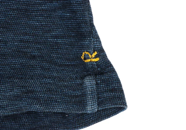 45rpm 45R Indigo Dyed Bead Button T-Shirt K-174504_009