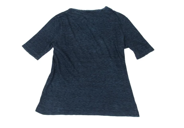 45rpm 45R Indigo Dyed Bead Button T-Shirt K-174504_011