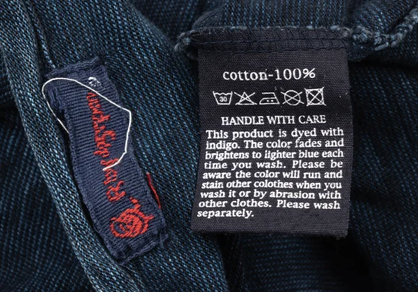 45rpm 45R Indigo Dyed Bead Button T-Shirt K-174504_013