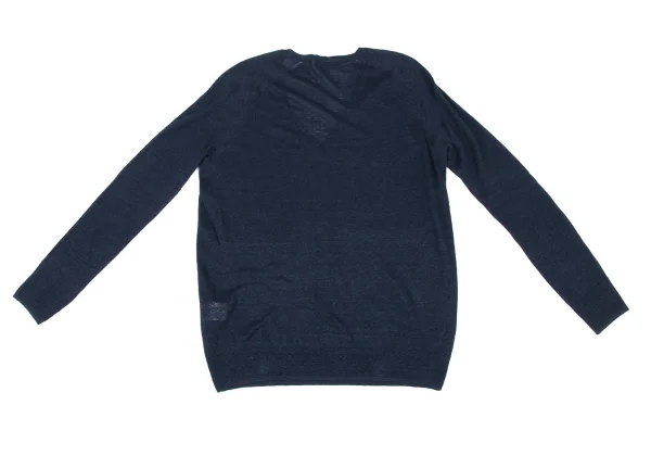 Theory Linen Rayon V-Neck Knit Top K-174506_010