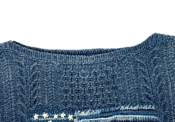 POLO RALPH LAUREN Stars and Stripes Jacquard Cable-Knit Sweater K-174507_005