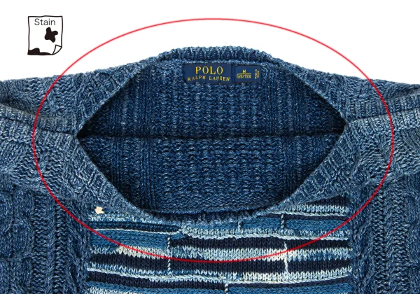 POLO RALPH LAUREN Stars and Stripes Jacquard Cable-Knit Sweater K-174507_006