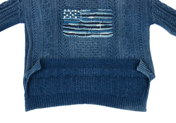 POLO RALPH LAUREN Stars and Stripes Jacquard Cable-Knit Sweater K-174507_014