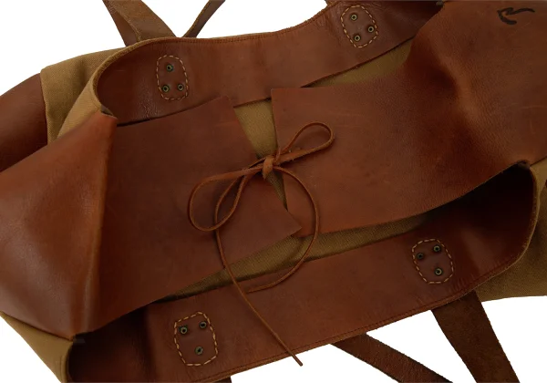 45rpm 45R Leather Switching Canvas Tote Bag K-174508_013