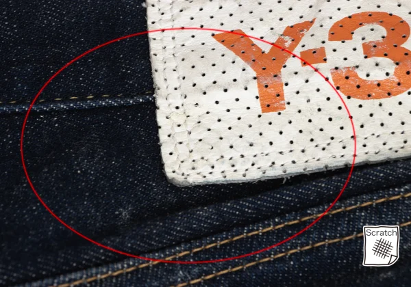 Y-3 Logo Line Print Slim Jeans K-174509_004