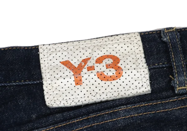 Y-3 Logo Line Print Slim Jeans K-174509_005