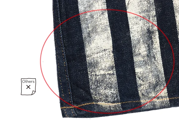 Y-3 Logo Line Print Slim Jeans K-174509_008