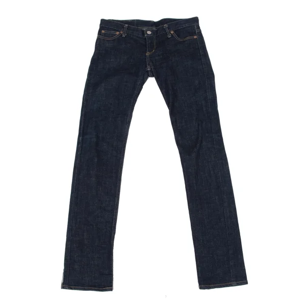 Y-3 Logo Line Print Slim Jeans K-174509_010
