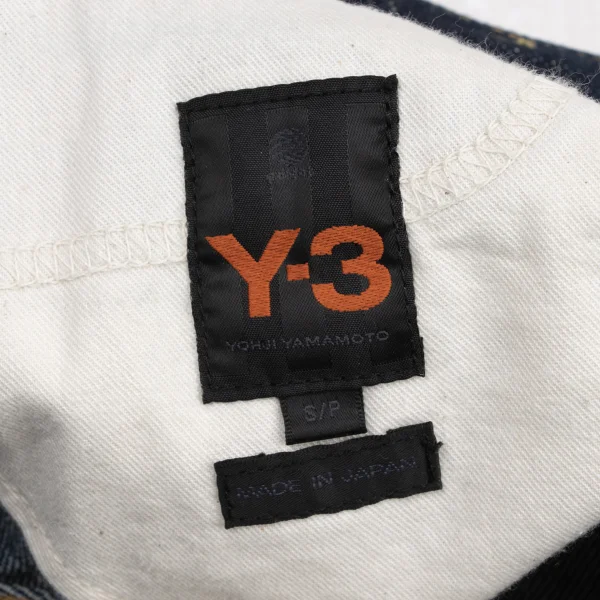 Y-3 Logo Line Print Slim Jeans K-174509_020