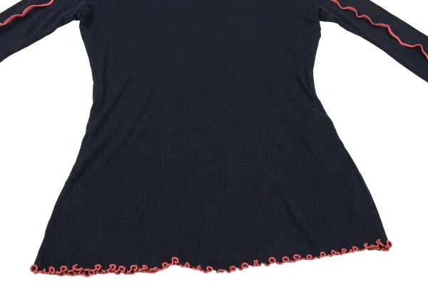 MAX&Co Piping Mock Neck Rib Knit Top K-174511_008