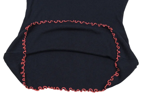 MAX&Co Piping Mock Neck Rib Knit Top K-174511_010