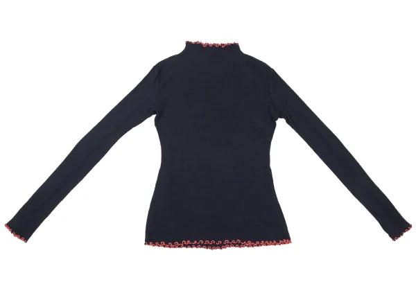 MAX&Co Piping Mock Neck Rib Knit Top K-174511_011