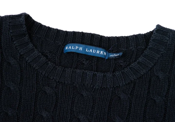 Ralph Lauren Pony Embroidery Cotton Cable Knit Sweater K-174514_004