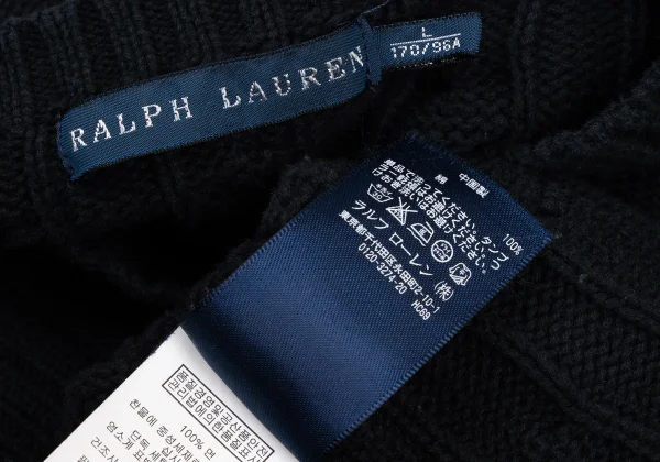 Ralph Lauren Pony Embroidery Cotton Cable Knit Sweater K-174514_016