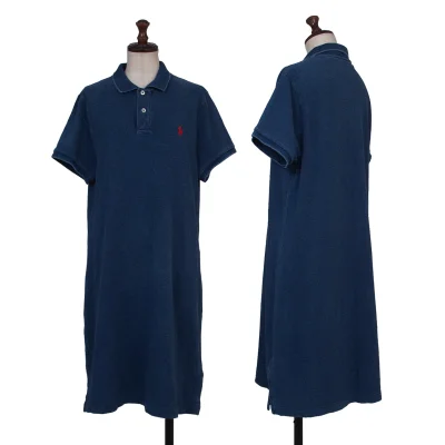 POLO RALPH LAUREN Pony Embroidery Cotton Polo Dress