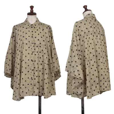 DIESEL Dot print Dolman Poncho Blouse