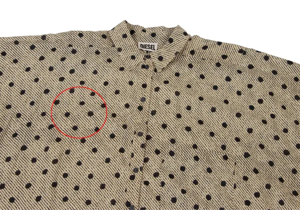 DIESEL Dot print Dolman Poncho Blouse K-174516_003