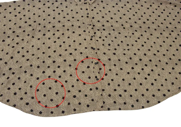 DIESEL Dot print Dolman Poncho Blouse K-174516_010