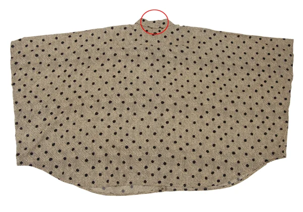 DIESEL Dot print Dolman Poncho Blouse K-174516_015