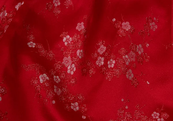 COMME des GARCONS Poly Acetate Metallic Thread Floral Embroidery Pants K-174517_008