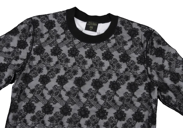 Jean Paul GAULTIER HOMME Floral Lace Switching Top K-174518_002