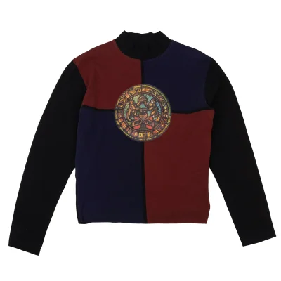 Jean Paul GAULTIER HOMME Emblem Print High-Neck Top
