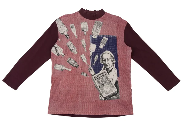 JUNIOR GAULTIER BottlePrint High-Neck Top K-174524_002